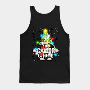 The Gamer Gnome Christmas Matching Family Shirt Tank Top